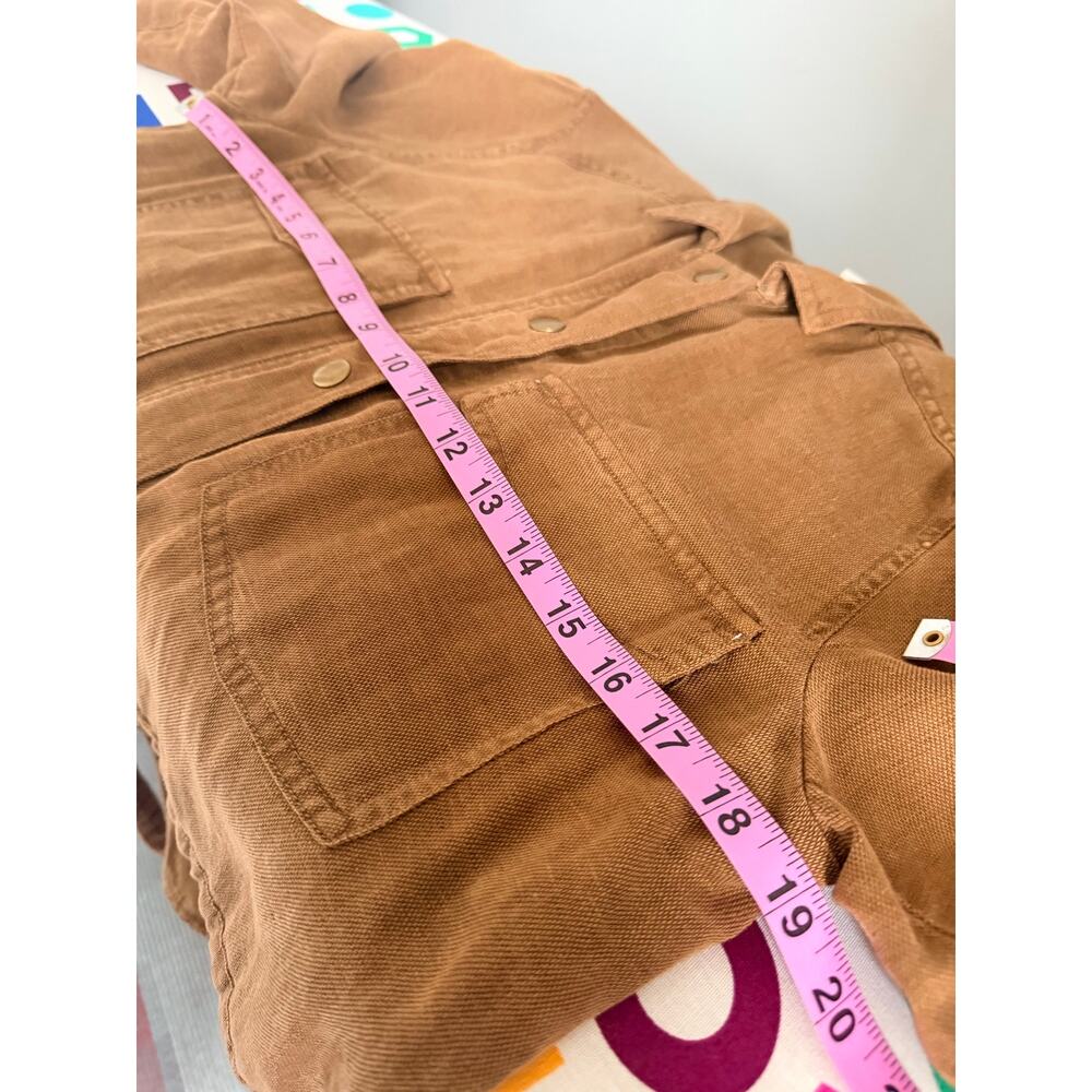 C&C California Cargo Safari Jacket, Brown Field Coat size Small - Picture 5 of 6
